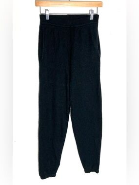 Naadam Cashmere Sweat Pants Pull On Black Size XXS HOLE